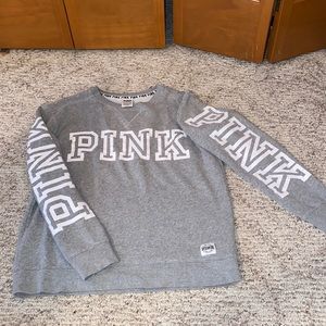 VS pink sweatshirt